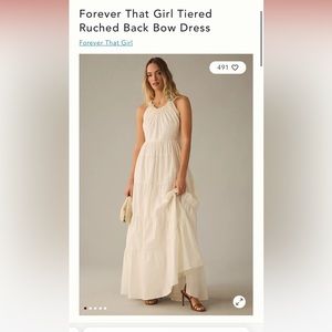 XS Forever That Girl - Anthropology, White Dress NWT